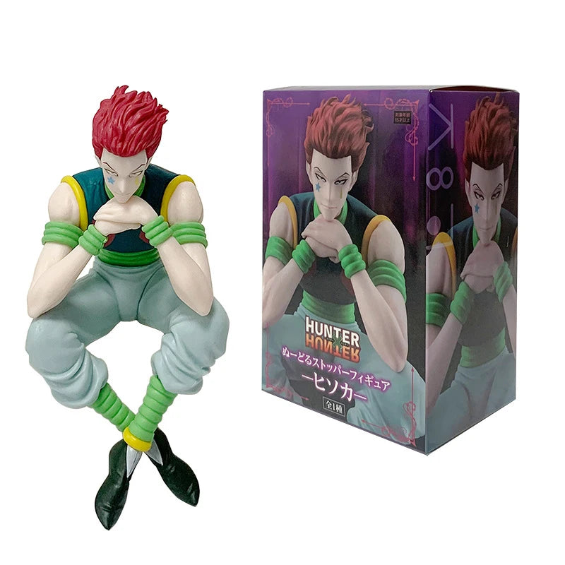 15cm Hunter×Hunter Anime Figure Phantom Troupe Chrollo Action Figure Killua Figurine Collection Noodle Stopper Model Toys Gift