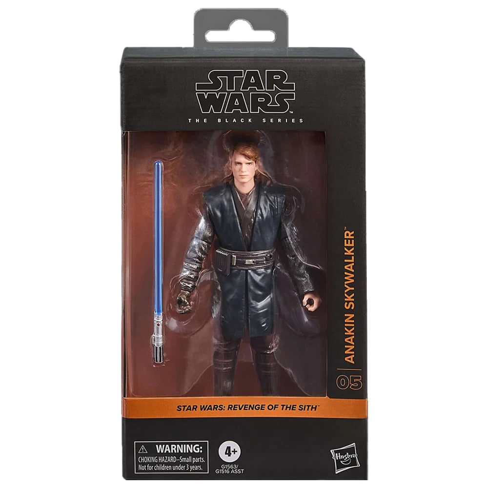 [In-Stock] Hasbro Star Wars The Black Series Anakin Skywalker & Obi-Wan Kenobi 15cm Collectible Action Anime Figure Model Toys