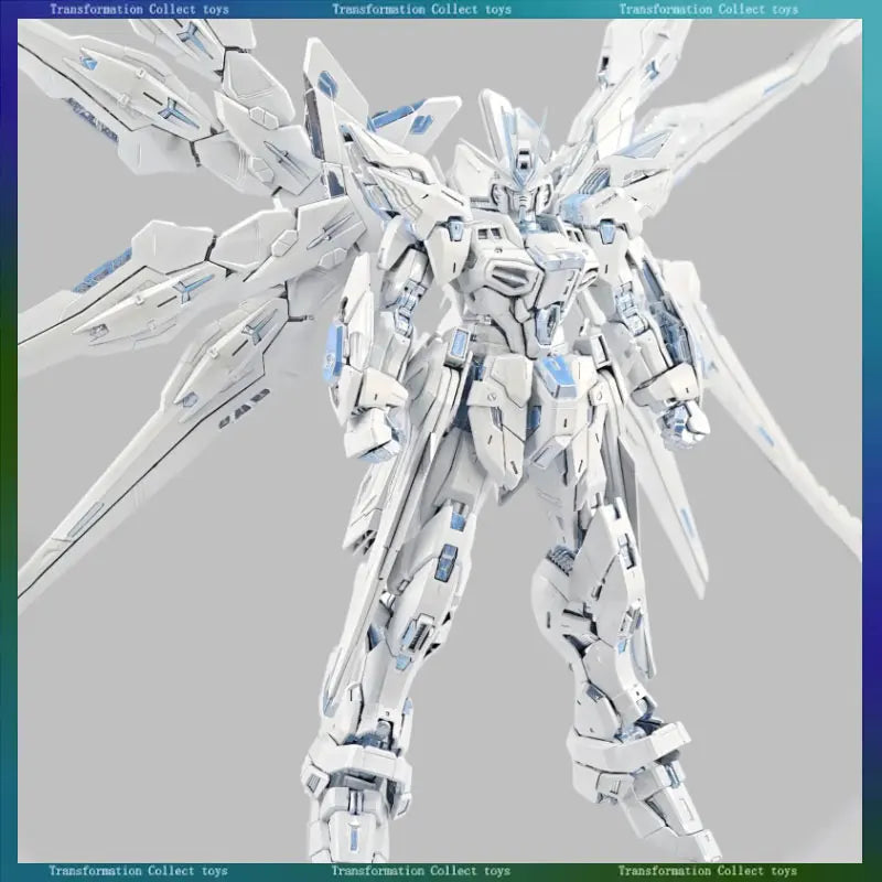 New MG 1/100 CHANGLONG 7701 Strike Freedom Twilight White MGEX Assembly Model Kit Anime Figure Collectible Toy Gift