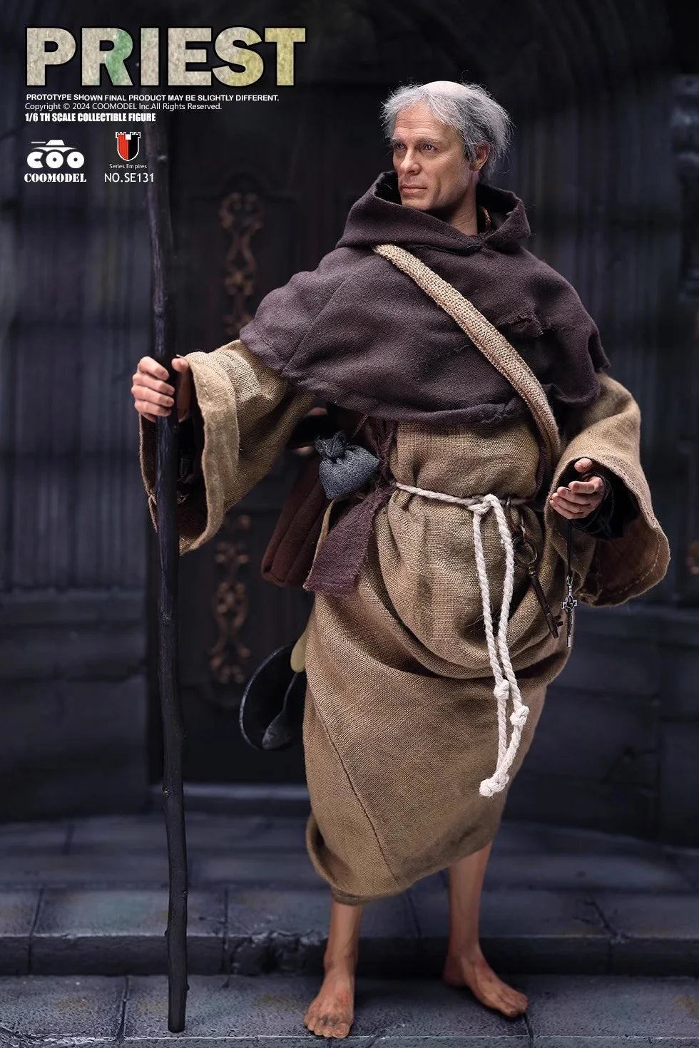 COOMODEL SE131 1/6 Empire Series Medieval Priest Action Figure