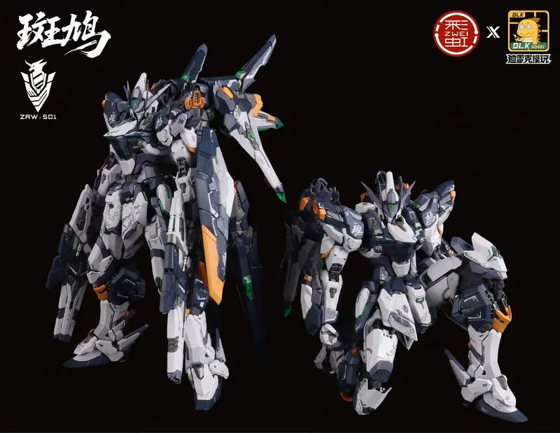 NEW DLKHOBBY Model Zaws01 Streptopelia Action Figures Assembly Model Kit 1/100 Three Layer Skeleton Plastic Robot Toy Gift