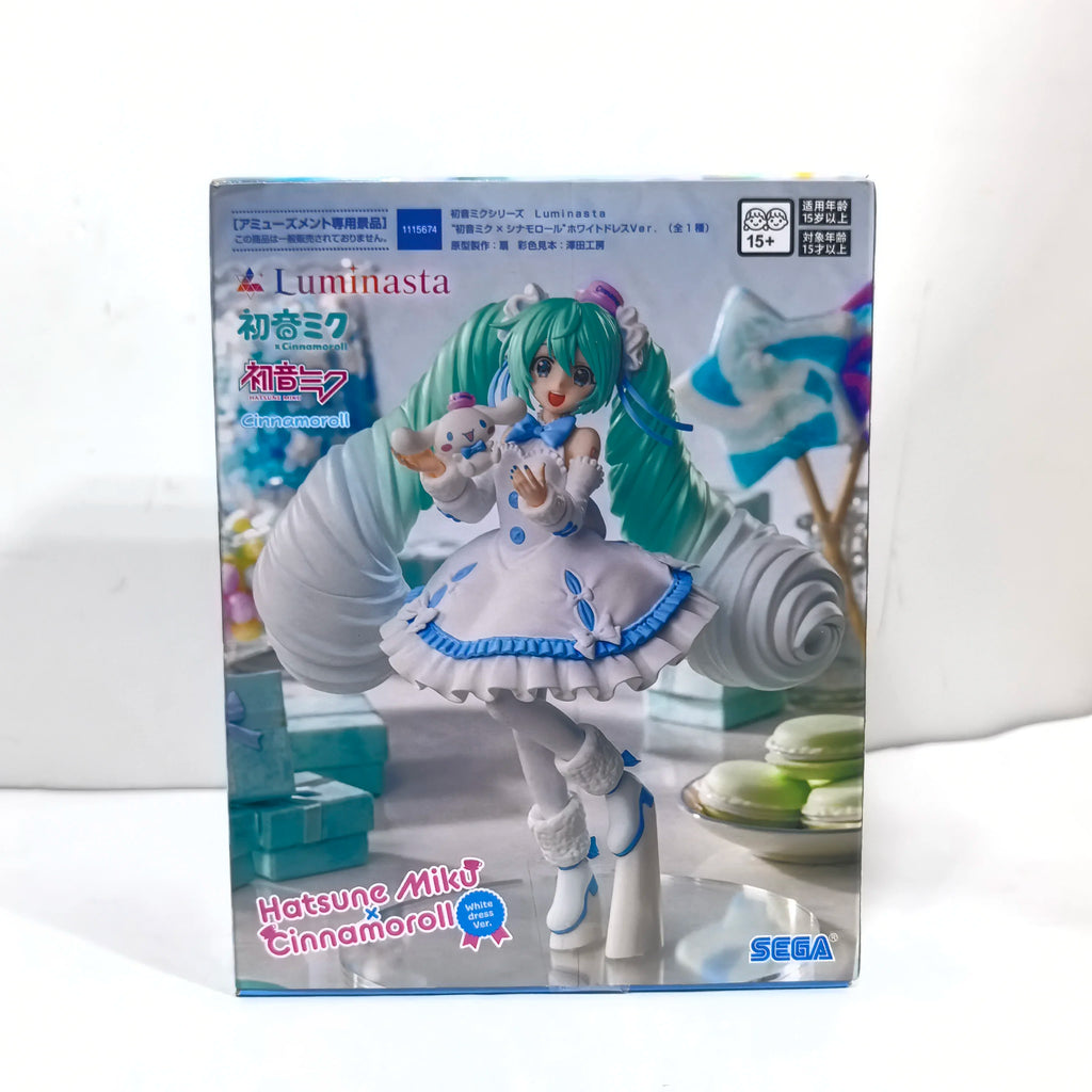 In Stock Original SEGA Luminasta Hatsune Miku Noddle Stopper Anime Figure Toys Action Figure PVC Model Collection Doll Gift