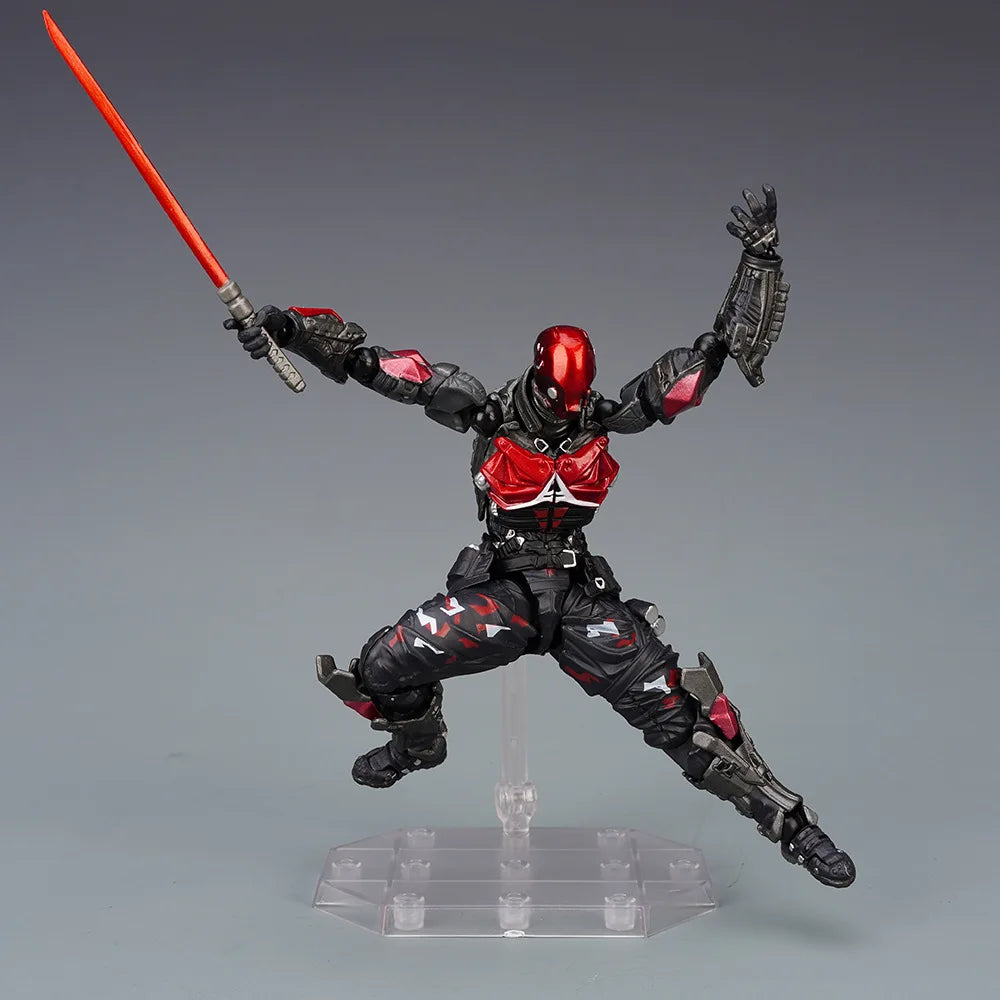 17cm Batman Arkham Knight Action Figure Yamaguchi 024 Movable Batman Joint Model PVC Collection Doll Toys Birthday Gifts