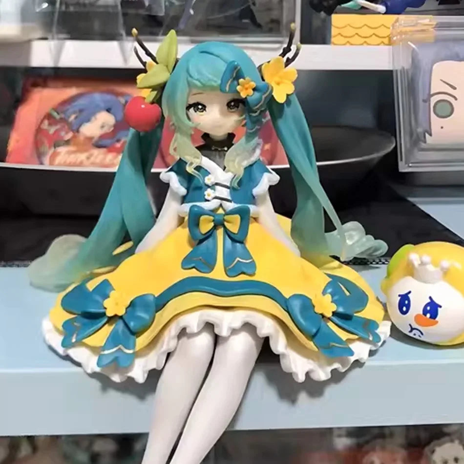 Anime-Figur Hatsune Miku Noodle Stopper Figur 2025 Frühlingsfest Ver. Actionfigur Sammlermodell Puppe