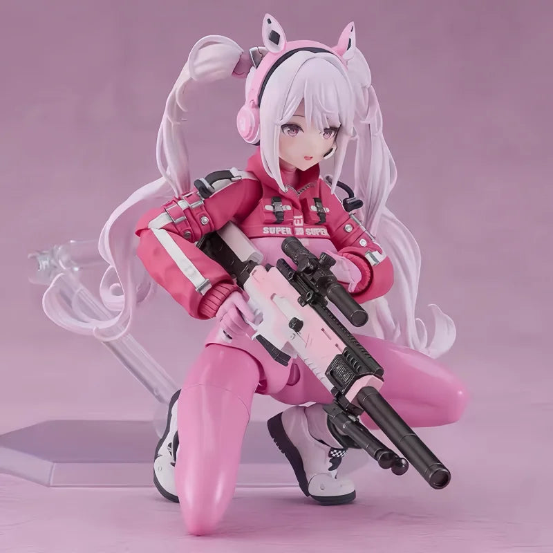 New Sale Figma 628 Victory Goddess Alice Twintails Beautiful Girl Joint Mobile Action Figures Model Surprise Gifts Toys