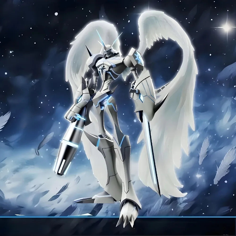 20 см/7,87 инча Аниме Digimon Adventure Фигура Omegamon Merciful Mode Екшън Фигурки PVC Статуя Колекция Модел Играчки Подаръци
