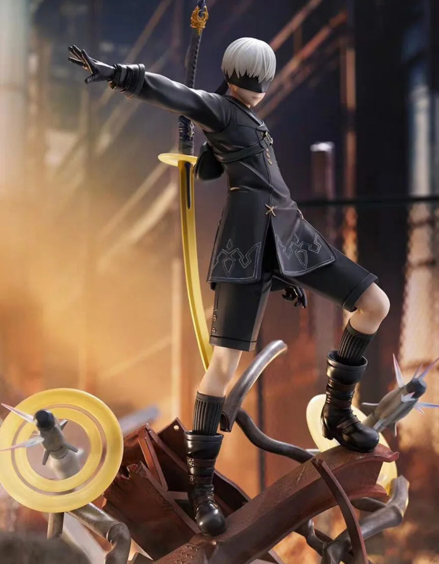 31cm In stock lowest price 2025 Japanese original anime figure 9S action figure collectible model toys for boys
