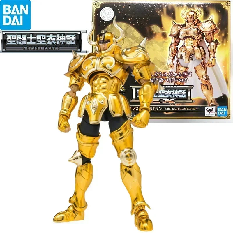 Bandai Saint Cloth Myth EX Taurus Aldebaran Revival Ver.Anime Figure Action Model Collectible Toys Gift for Boy Anime Series