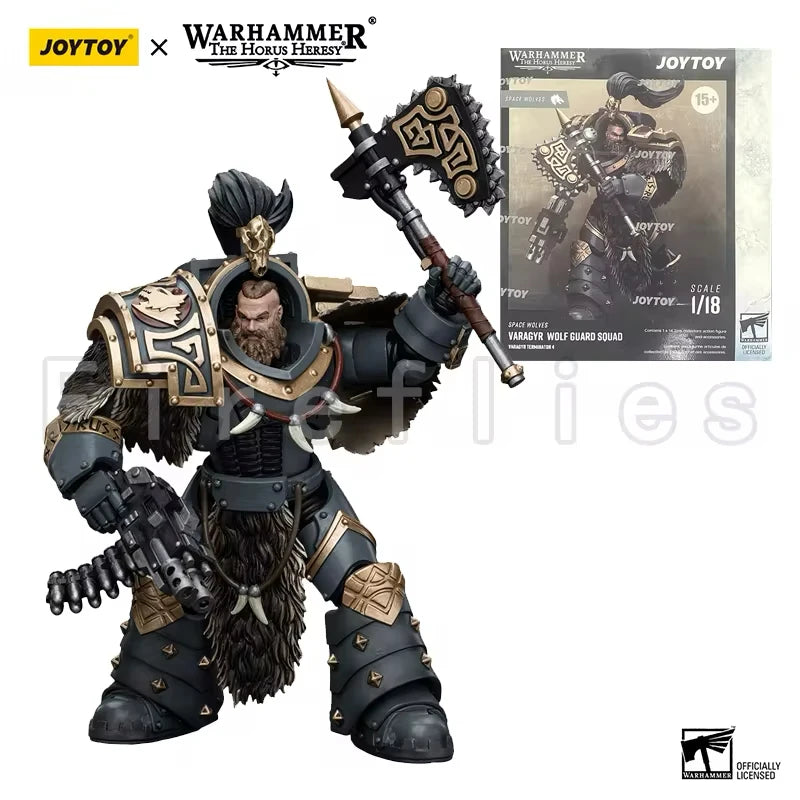 1/18 JOYTOY Action Figure 40K The Horus Heresy Space Wolves Figures And Mechas Logan Ghostwolf Anime Model Toy