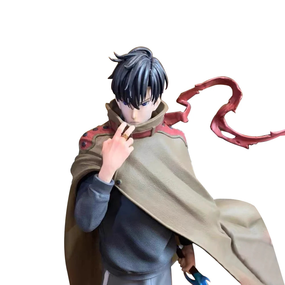 21 см аниме подобрена самостоятелна фигурка Sung Jin Woo екшън фигурка наметало анимирано издание модел бойна сцена статуя играчка кукла момчета подарък