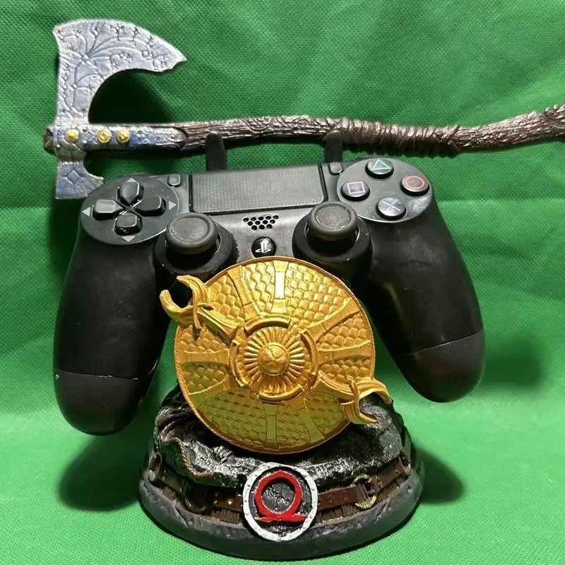 Leviathan Axe Controller Stand Resin Statue Game-Themed Model Accessory for PS4/PS5 Gaming Decoration Joystick Holder