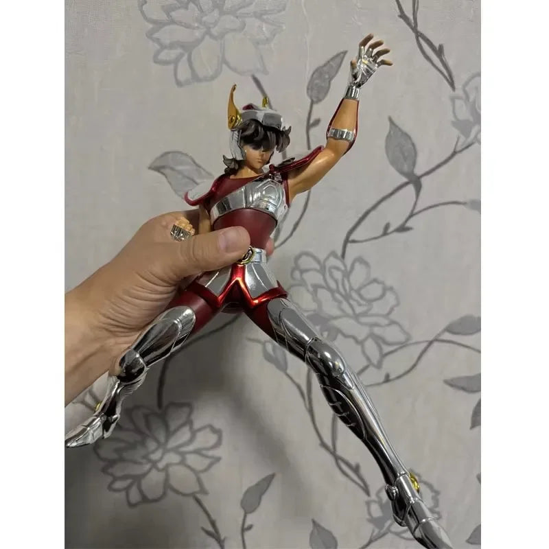 Saint Seiya Myth Cloth New  Electroplating Gold Saints Dragon Cygnus Hyoga Pegasus V1 Color Resin Statue GK Resin Figure