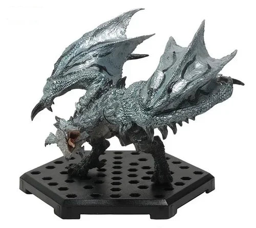 Genuine Scale Model Monster Hunter Rise of Dawn Series Brilliant Black Dragon Safi'jiiva Action Figure Toys
