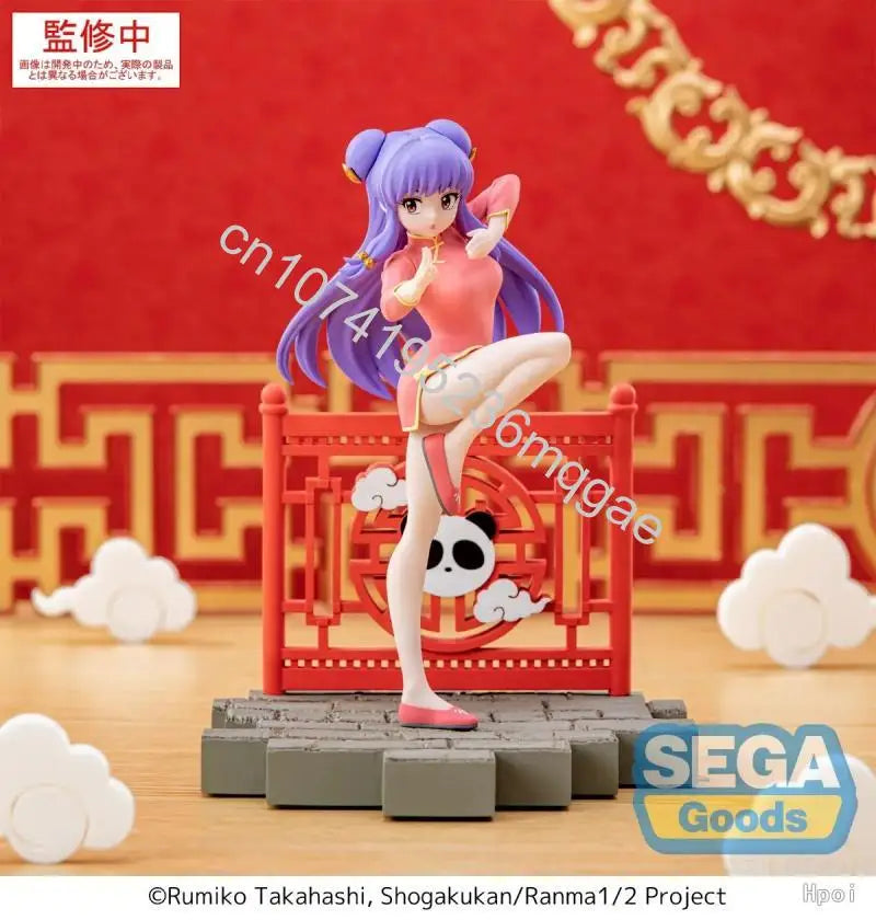 In Stock Ranma 1/2 Luminasta Tendou Akane Shampoo Ranma Figure Anime Model Toy Collection Desktop ornaments Gift Original