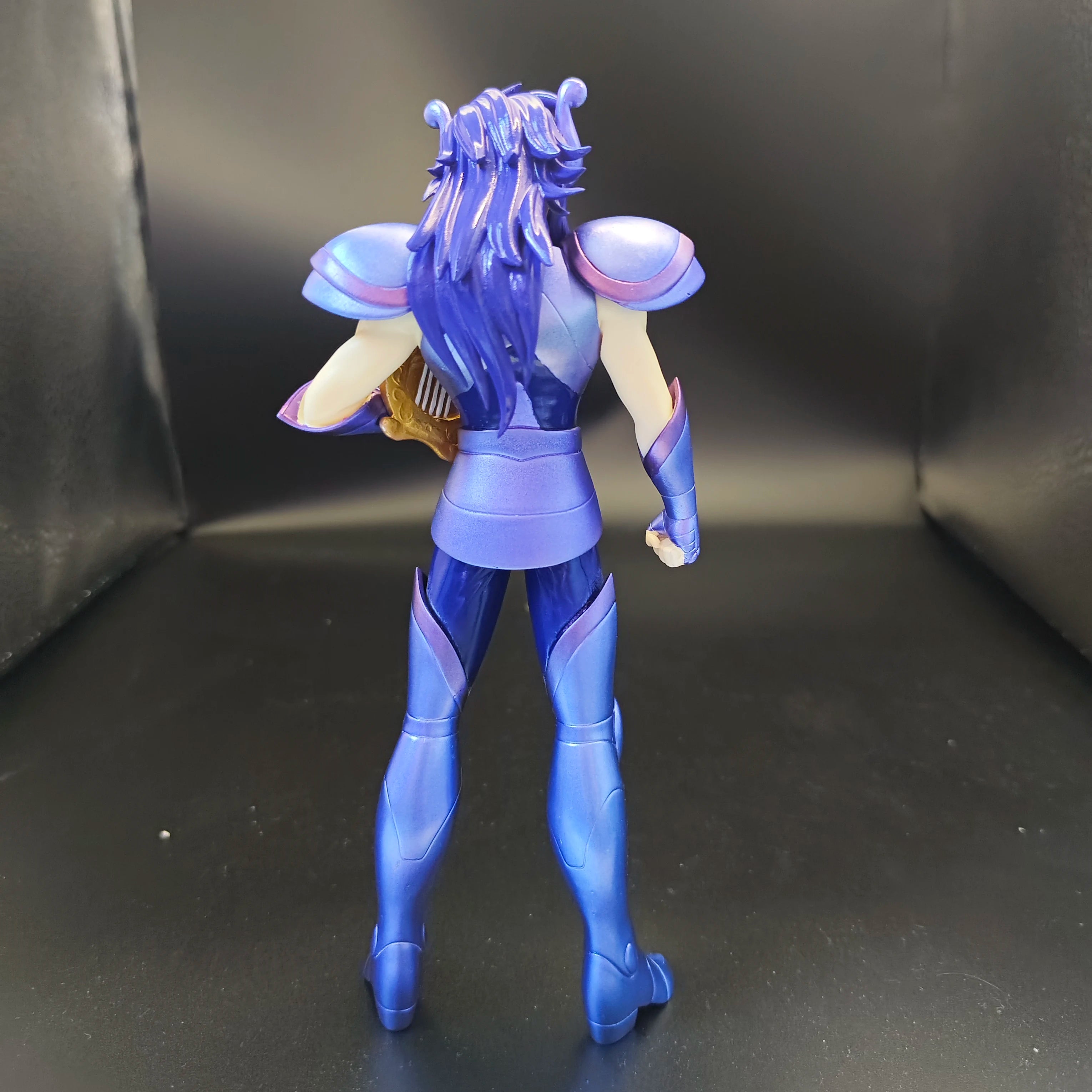 Saint Seiya Wraith Saint Silver Saint Lyra Orpheus Resin Figure Model Toy