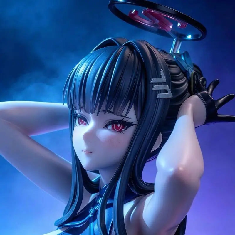 18cm Blue Archive Tsukatsuki Rio Cheongsam Gk Figure Anime Girl Collectible Model Desktop Ornament Game Merchandise Gift
