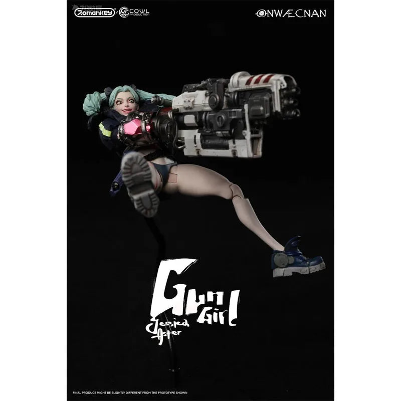 1/12 Romankey X COWL GUN GIRL Jessica Aster Repair ver. Action Figure Toys For Boys /Girls /Kids /Christmas Gift Model Ornaments