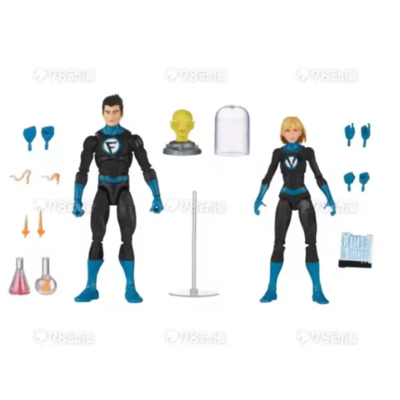 Original Marvel Legend Series Fantastic Four Franklin Richards / Valeria Richards Action Figure Toys Model Gift
