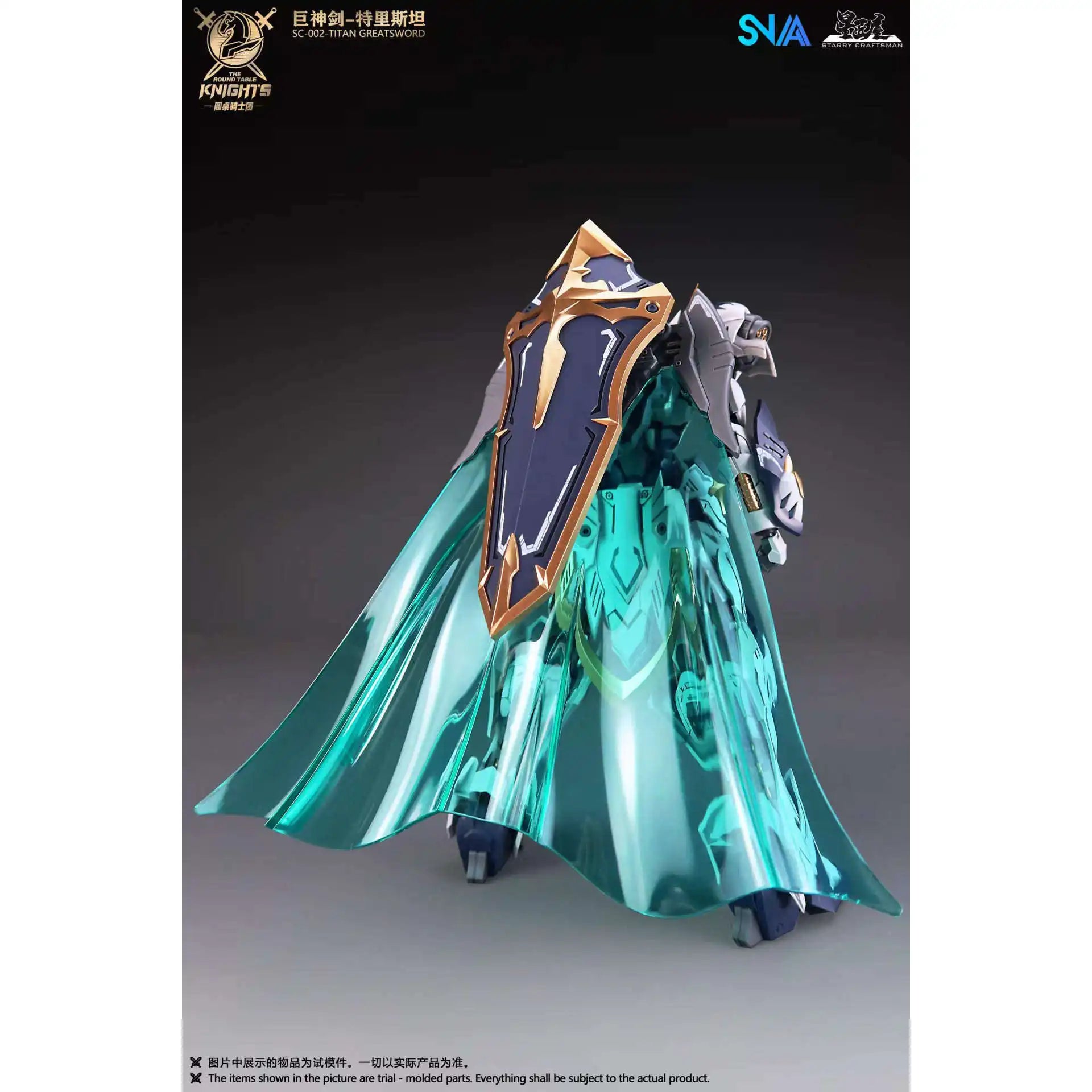 Original Snaa Hg 1/144 Sc-002 Titan Greatsword Tristan Assemble Model Kit The Round Table Knights Action Figure Hobby Toys Gift