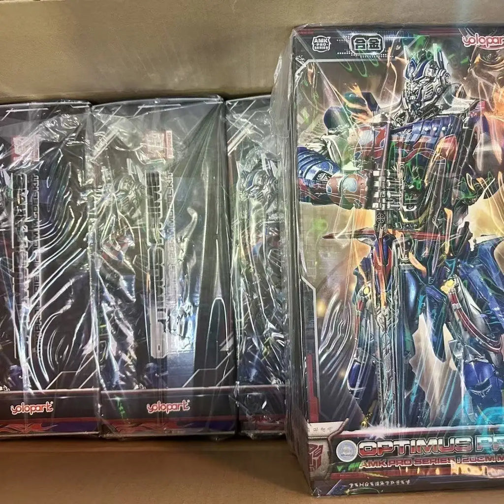 【In Stock】YOLOPARK AMK PRO Transformers: The Last Knight Series 20cm Optimus Prime Model Kit Action Figure Toy Collection