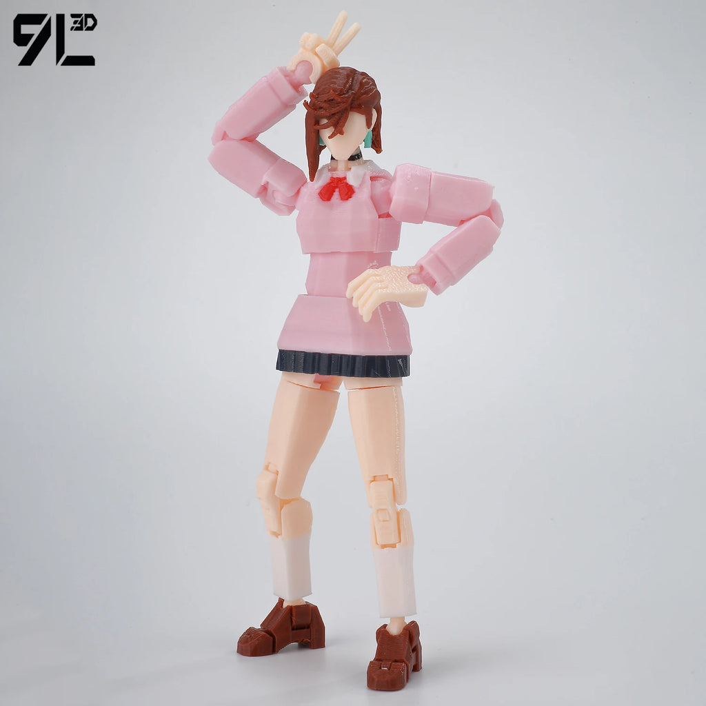 9LToyWodu Dandadan Limited Edition Puppe Anime Figur Spielzeug Modell Momo Ayase Design für Geschenk Anime Stressabbau Dekompression T13