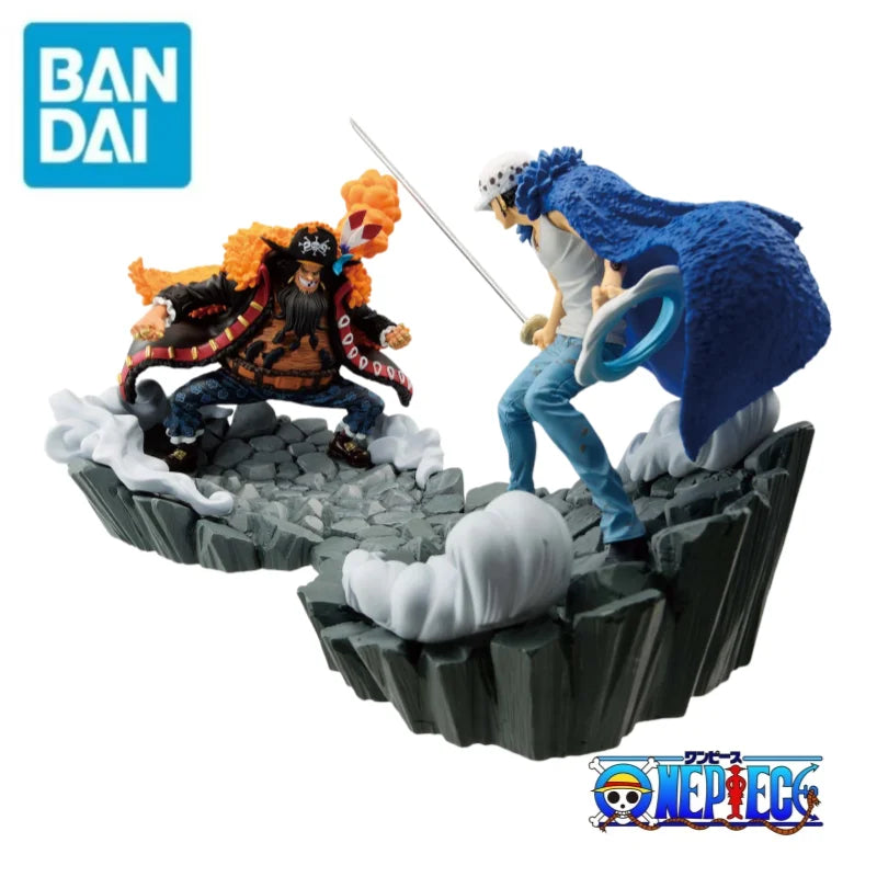 In Stock Bandai Original One Piece Banpresto Marshall D Teach Trafalgar D Water Law 100% Genuine Holiday Gifts Figurine Model
