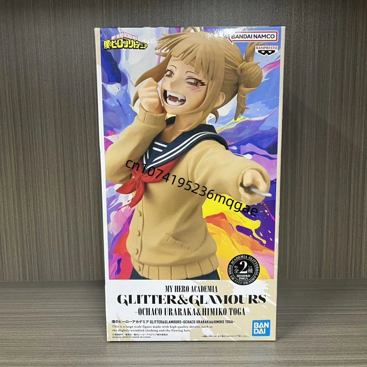 In Stock Bandai My Hero Academia GLITTER&GLAMOURS Himiko Toga MIRKO Uraraka Ochako Anime Action Figures Model Collections