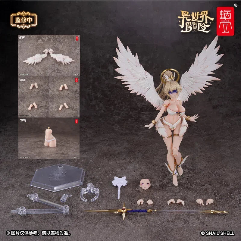 The New Product Will Be Shipped in June-July 2026. Snail Shell RPG-07 Angel Angela 1/12 Movable Doll Model Toy Collection Gift