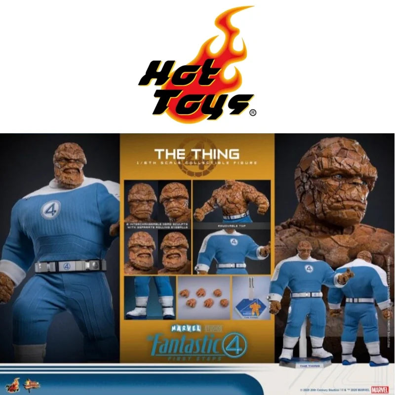 In Stock Original Hottoys Ht 1/6 Scale Mms813 Thing Ben Grimm Fantastic Four Action Figure Collectible Model Birthday Toy Gift