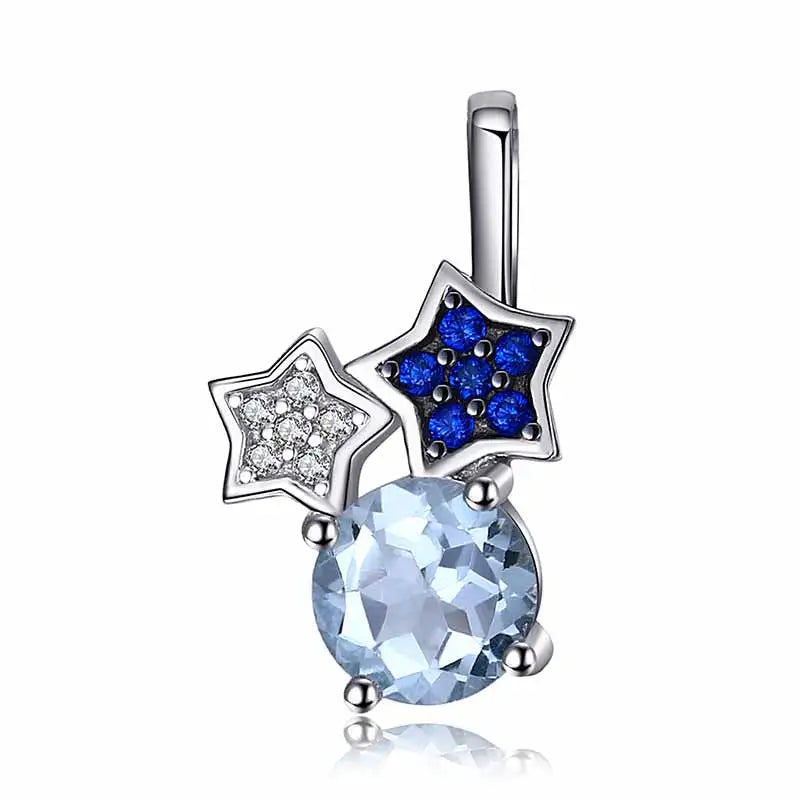 CLEARANCE JewelryPalace Gemstone Earrings Pendant Ring 925 Sterling Silver 14k Yellow Rose Gold Plated Women Jewlery