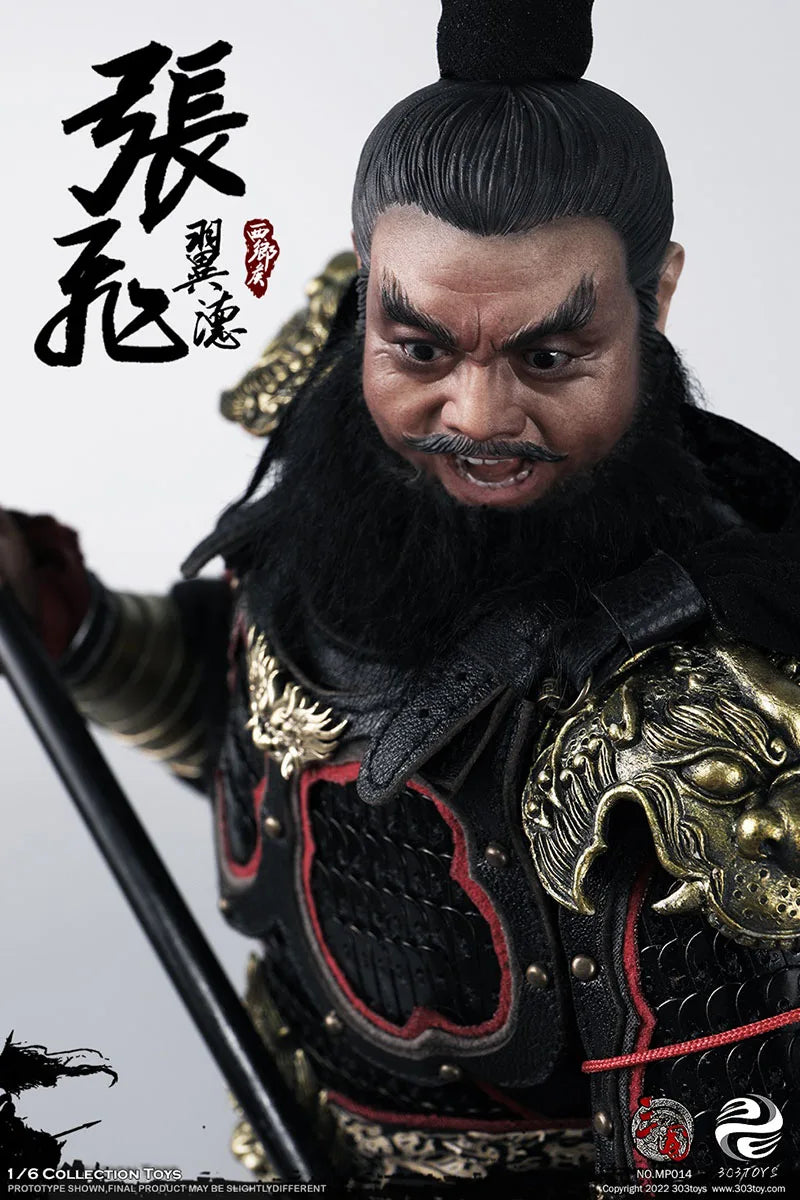 303Toys MP013 MP014 1/6 Three Kingdoms Series Pure Copper Ancient Soldier Zhang Fei Figure China Brave Fighting Hero 12" Action