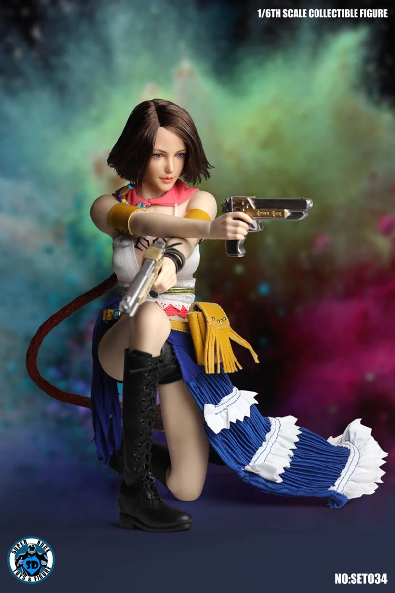 SUPER DUCK SET034 1/6 Scale Yuna Cosplay Action Figure Accessories For 12-inch Female Soldier Collection Dolls Model Hobby Gifts