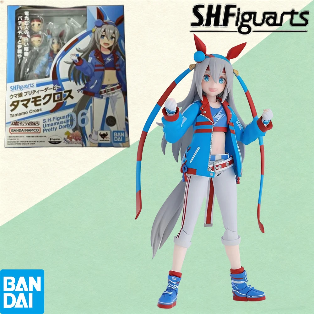 100% Authentic In Stock Bandai S.H.Figuarts Uma Musume: Pretty Derby Representative Chimei & Tokai Teio Collectible Model toy