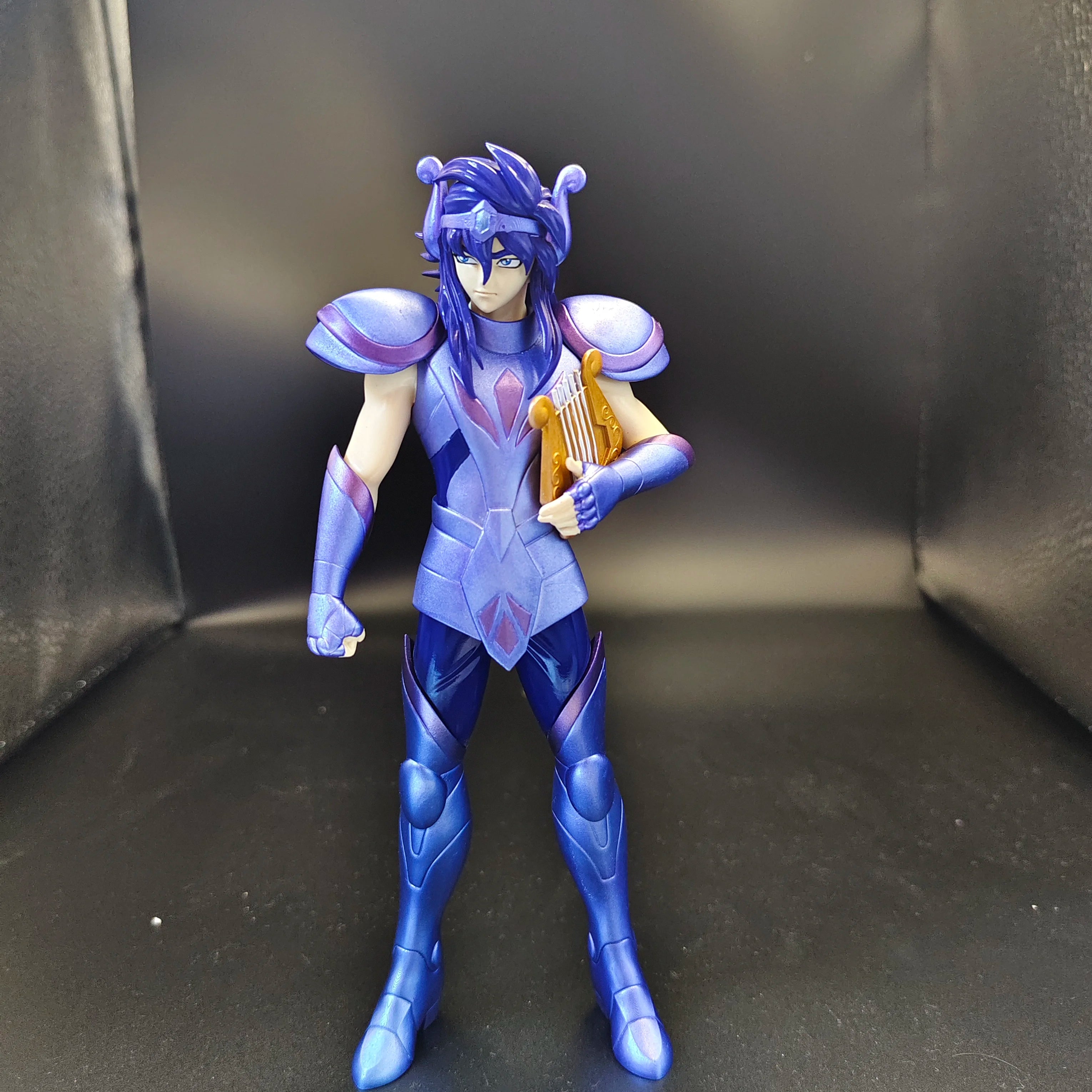 Saint Seiya Wraith Saint Silver Saint Lyra Orpheus Resin Figure Model Toy