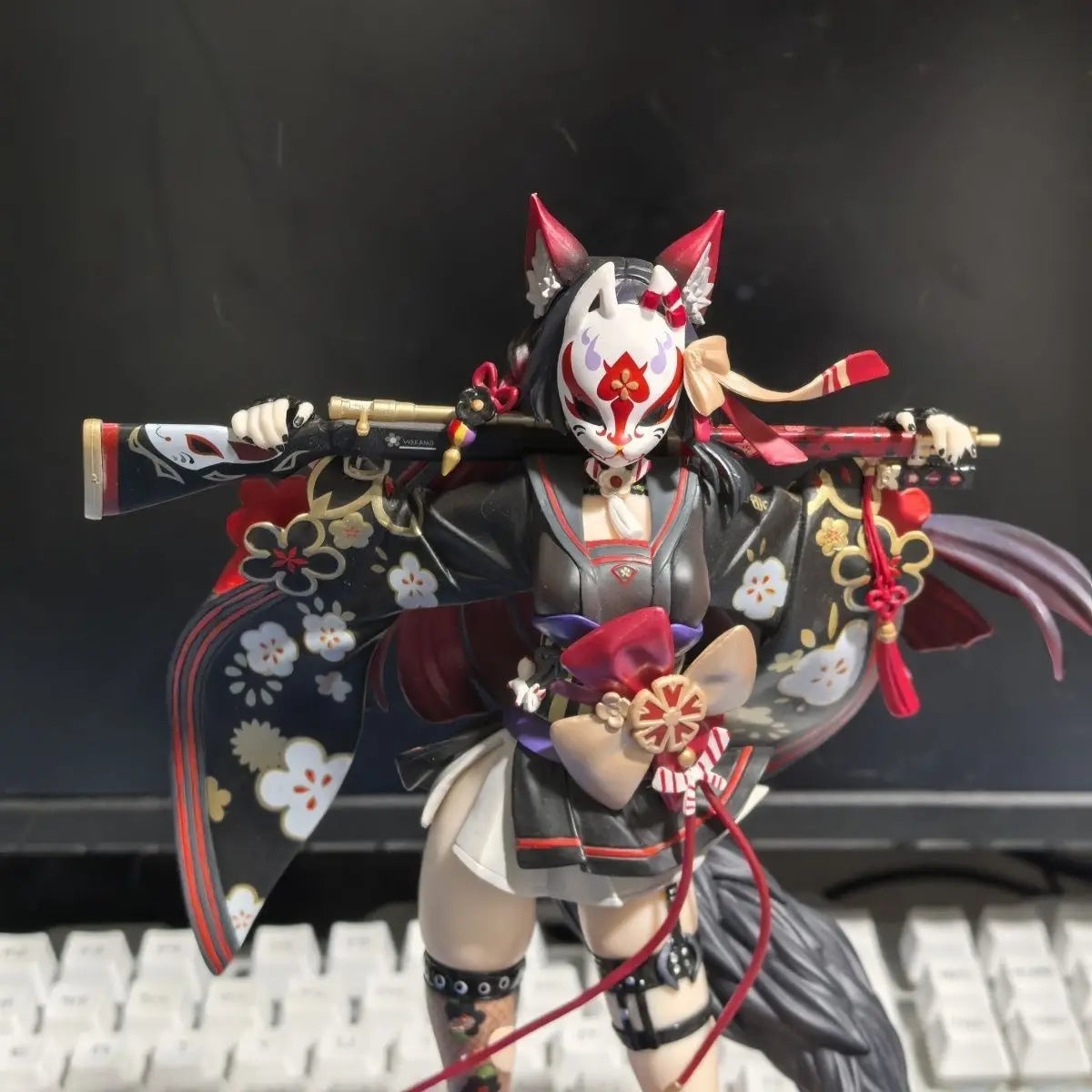 Blue Archive Wakamo Standing Position Game Girl Figure Model Statue Boys Collection Desktop Decoration Ornament Toys Gifts