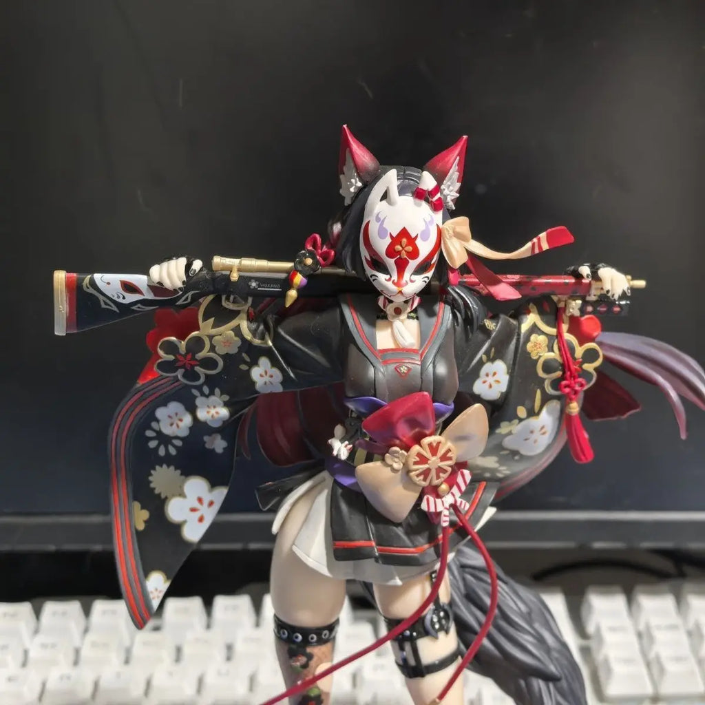 Blue Archive Wakamo Standing Position Game Girl Figure Model Statue Boys Collection Desktop Decoration Ornament Toys Gifts