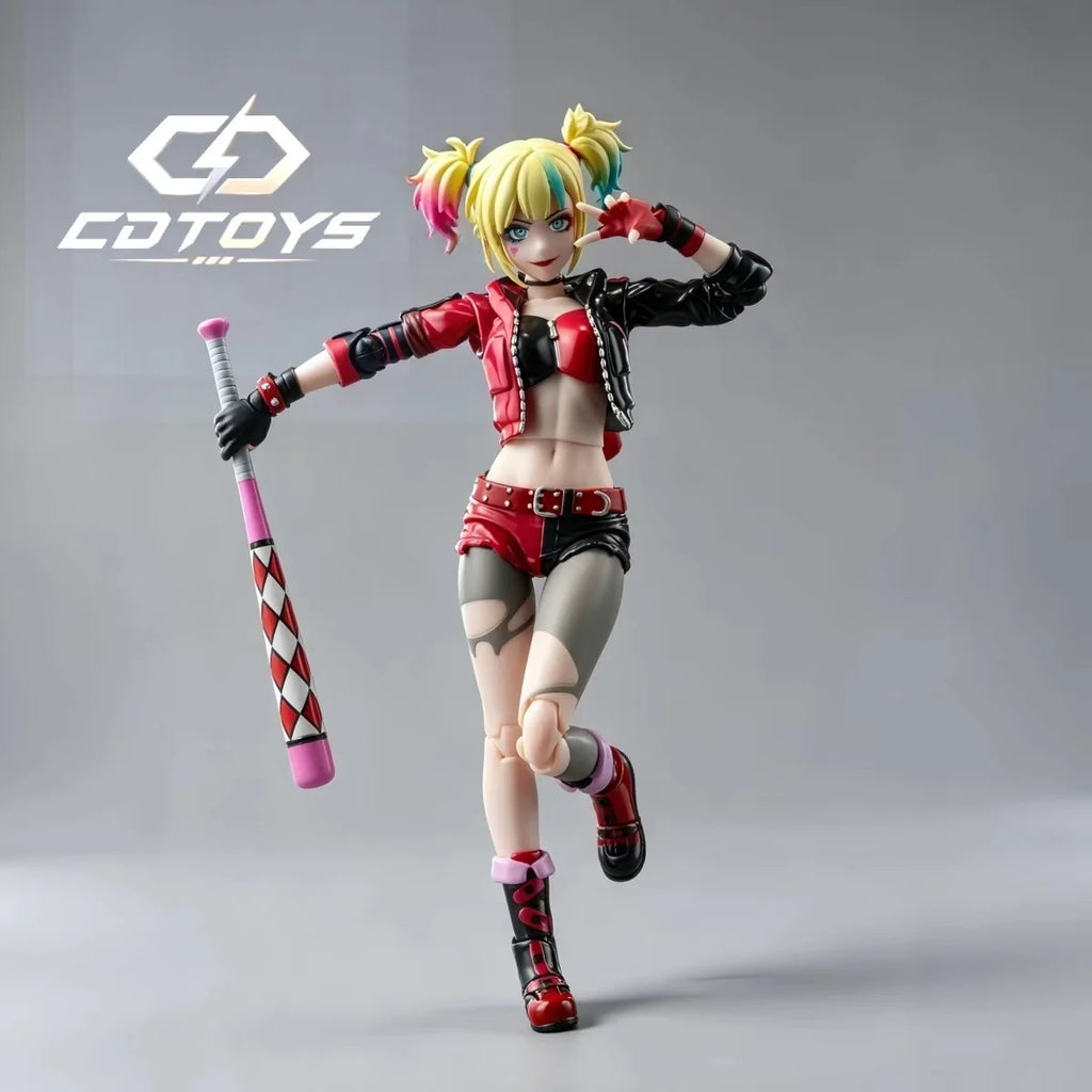 New CD Toys Harley Quinn Anime Action Figure DC Joker Figurine KO Kaiyodo Yamaguchi Model Gifts Batman Toys
