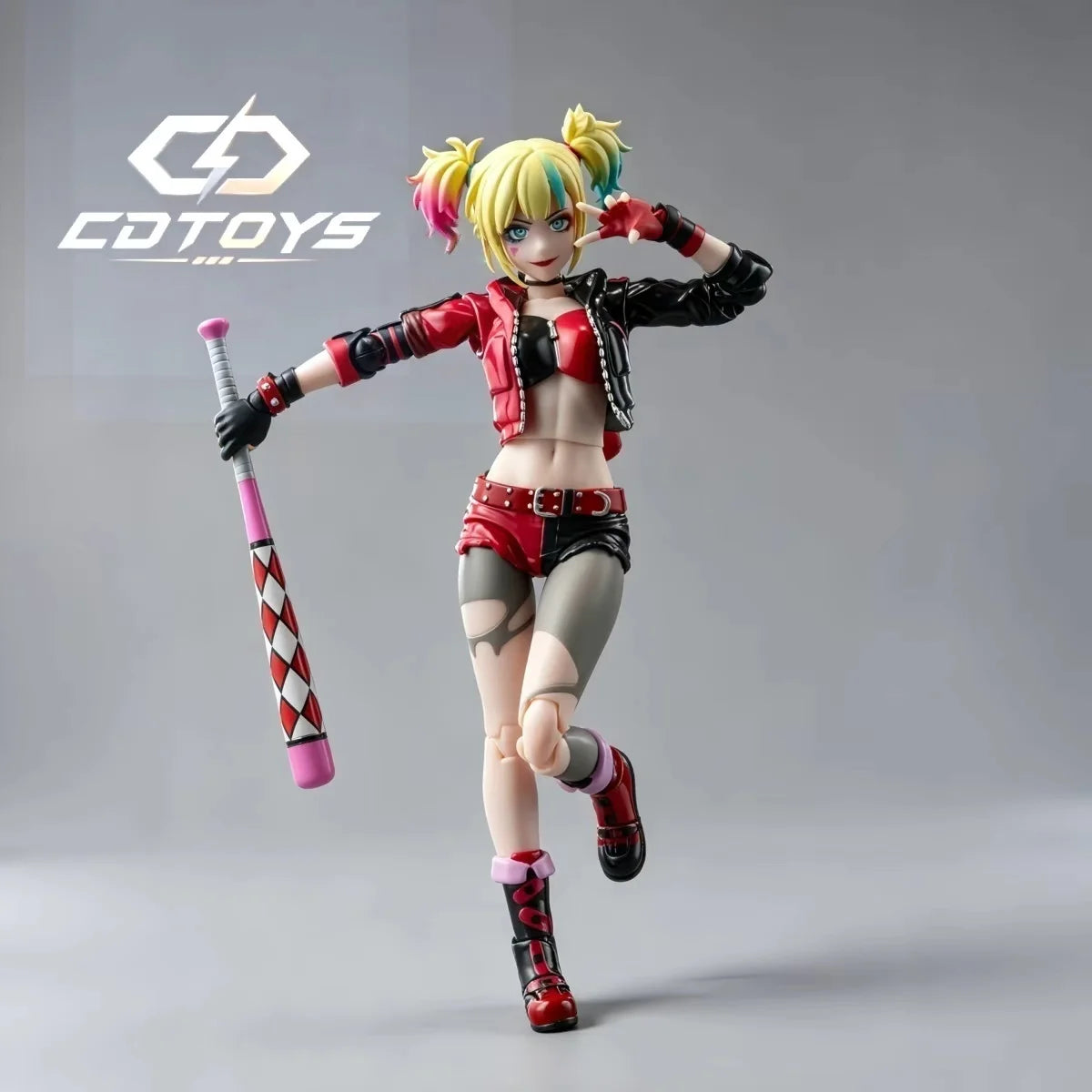 New CD Toys Harley Quinn Anime Action Figure DC Joker Figurine KO Kaiyodo Yamaguchi Model Gifts Batman Toys