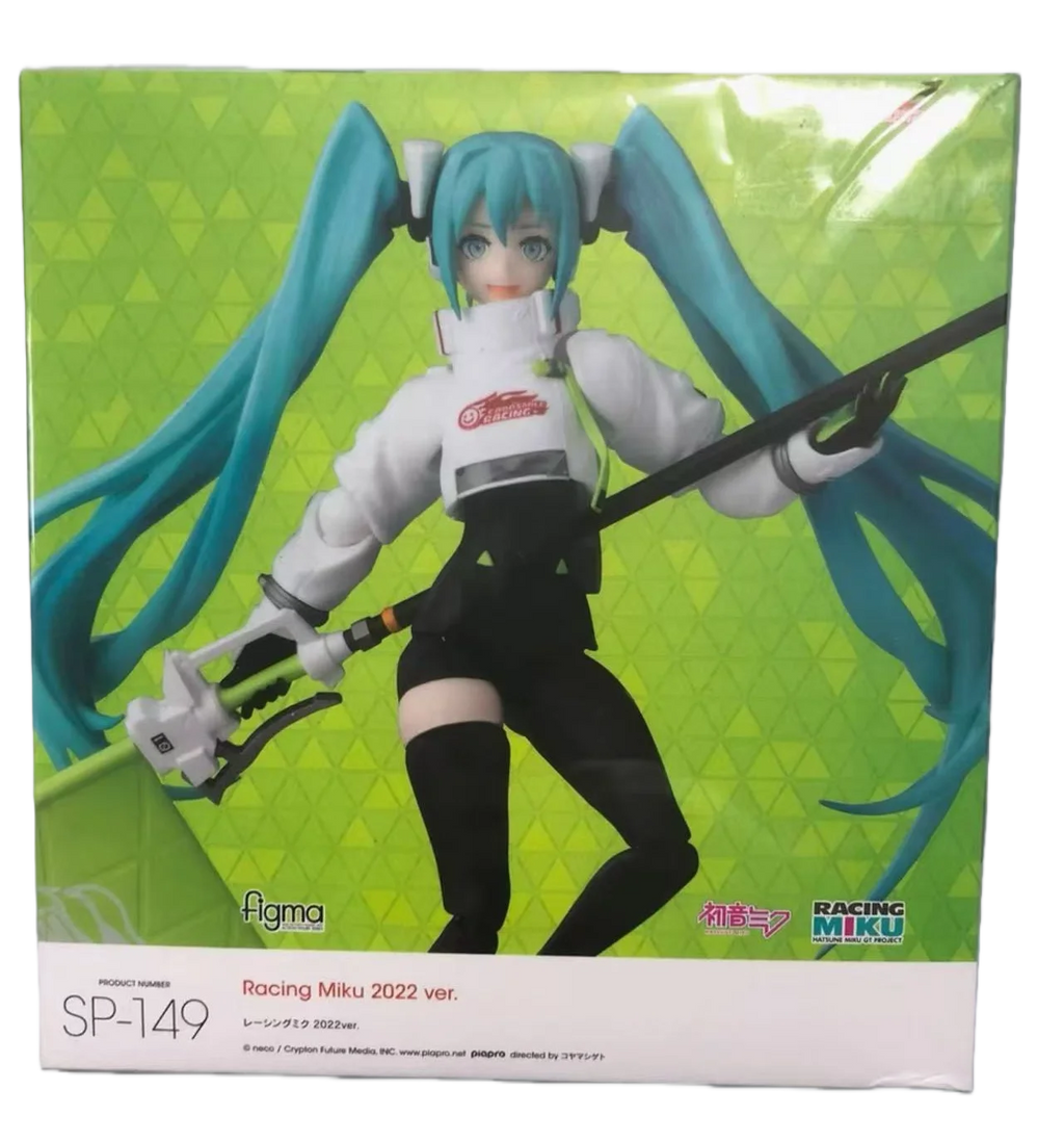 In Stock GSC Figma  Miku GT Project 2022 Racing Future Genuine Figures Peripheral Ornaments Scenery Action Figure Collection