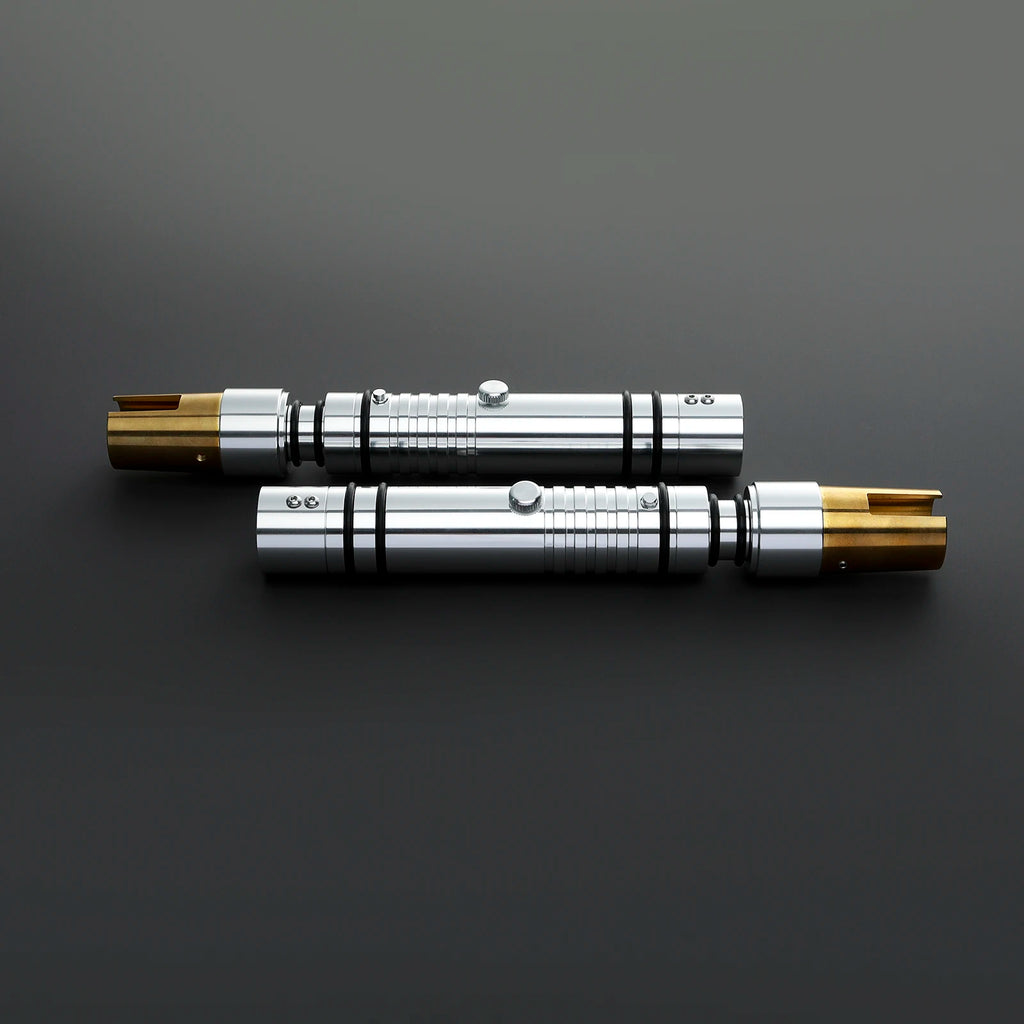 DamienSaber Bastila Shan Lightsaber Heavy Dueling Bluetooth Light Saber Sensitive Smooth Swing Metal Hilt with SD Card 34 Fonts