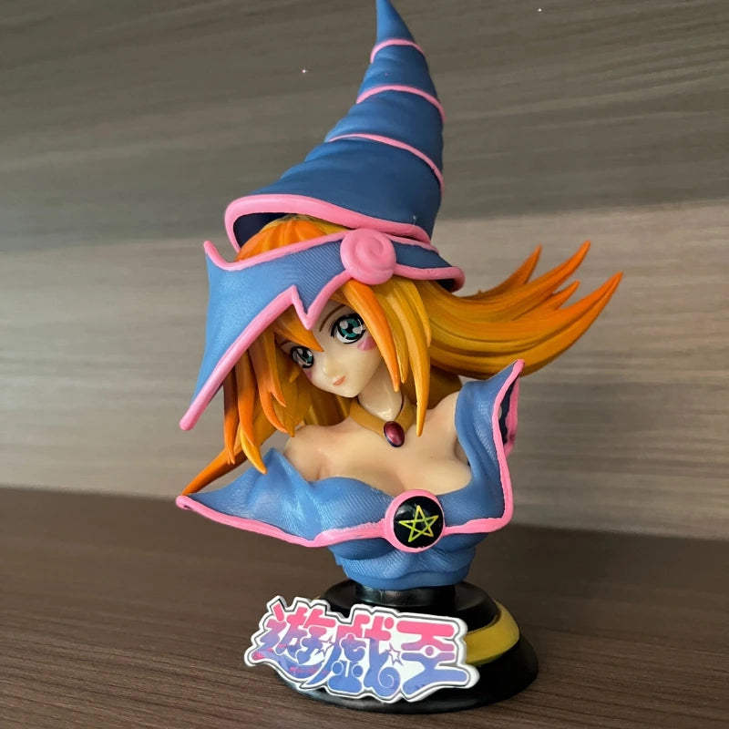 38cm Yu-Gi-Oh!: Dark Magician Girl & Kuriboh Anime Figure Model Statue Collection Desktop Decoration Ornament Toys Gifts For Fan