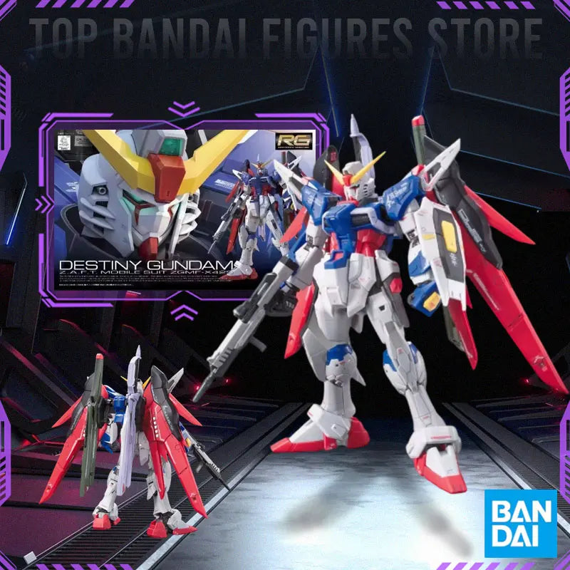 Bandai RG RX-78-2 WING RX-93-V2 UNICORN GOD GUNDAM In stock Anime Original Model Toy Action Figure Robot Collection Toy Gift