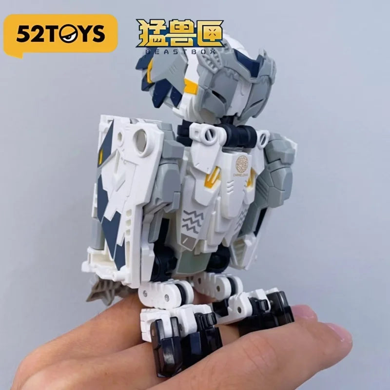 52toys Beast Box Chimelong Octopus Wild Boar Owl Transformation Mobile Model Trendy Handheld Action Figure Toy