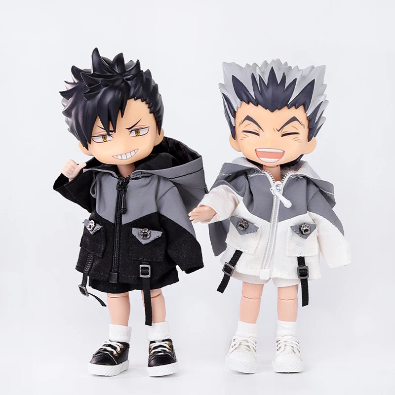 OB11 Clothes Little Monster Jacket Shorts Set Clothes Decoration Molly, GSC Body, 1/12bjd Doll Clothes Toy Clothing