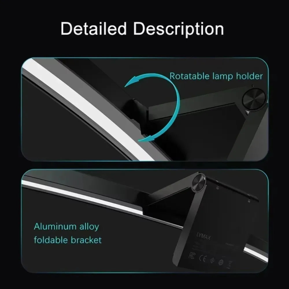 Youpin LYMAX Computer Monitor Table Lamp Curved Screen Desk Lamp Dimming Eye-Care Sound-sensitive Music Hang Gaming Light pro