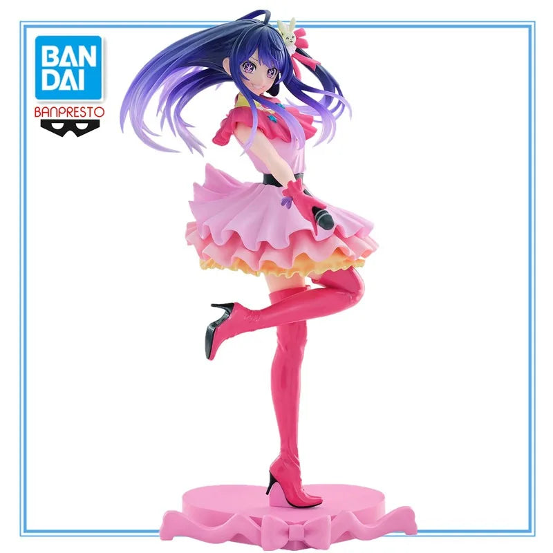 In stock Original BANDAI Banpresto OSHI NO KO ESPRESTO-Excite Motions- Hoshino Ai 25Cm Anime Figure Model Collectible Toys Gift