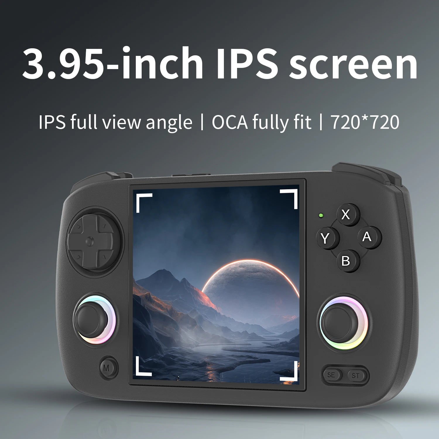 ANBERNIC RG CubeXX Handheld Game Console 3.95 Inch IPS Screen 64 Bit Linux System Supports 5G WiFi Bluetooth and TV HD Output