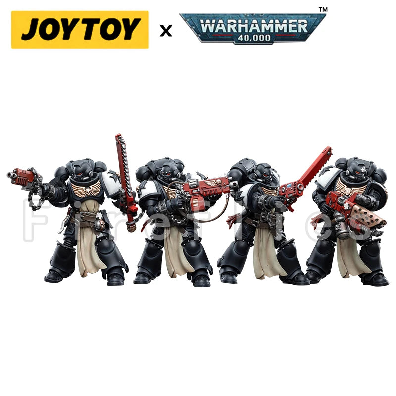 1/18 JOYTOY Action Figure 40K Black Templars Crusader Squad Anime Collection Toy