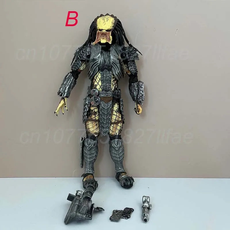 Alien Figure Celtic Predator Masked Scar Predator Figure Alien Action Figure Model Toys Joint Movable Doll Christmas Present