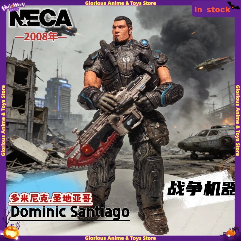 In Stock NECA Gears of War Marcus Best Friend Dominic Dom 7-inch Game Movable Bulk Movable Model Out-of-print Gift Collection